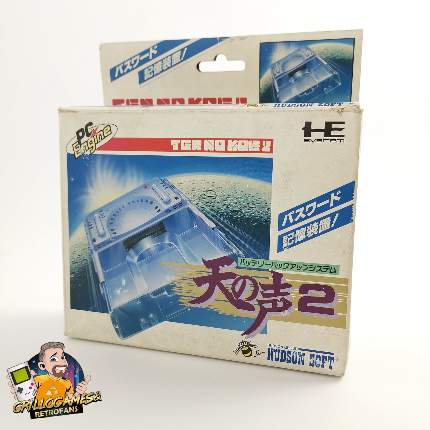 PC Engine TurboGrafX Data Back Up Card Tennokoe 2 | Hudson Soft