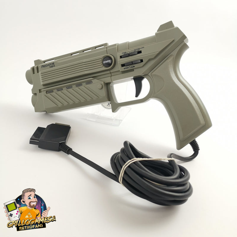 Sony Playstation 1 PSX / Sega Saturn Zubehör : Predator Logic 3 Gun Pistole