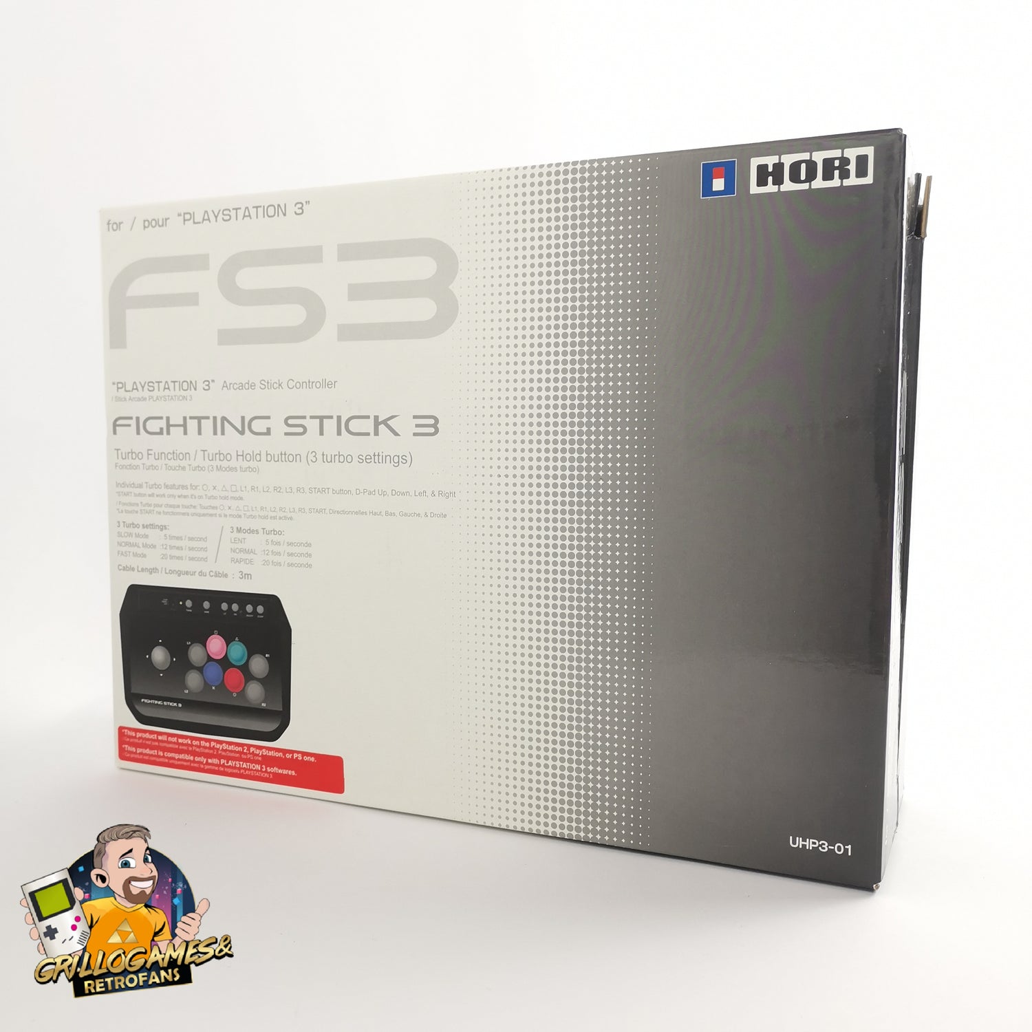 Sony Playstation 3 : Hori - Playstation 3 Fighting Stick 3 | FS3 Arcade PS3 OVP
