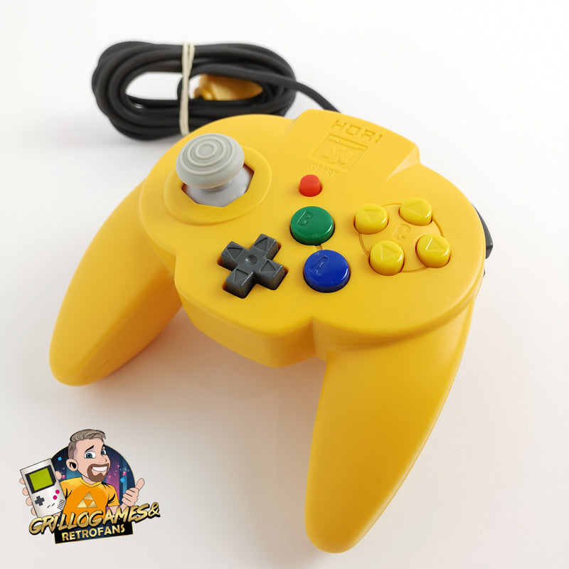 Original Nintendo 64 Controller: Hori Gamepad Yellow | N64 Japan