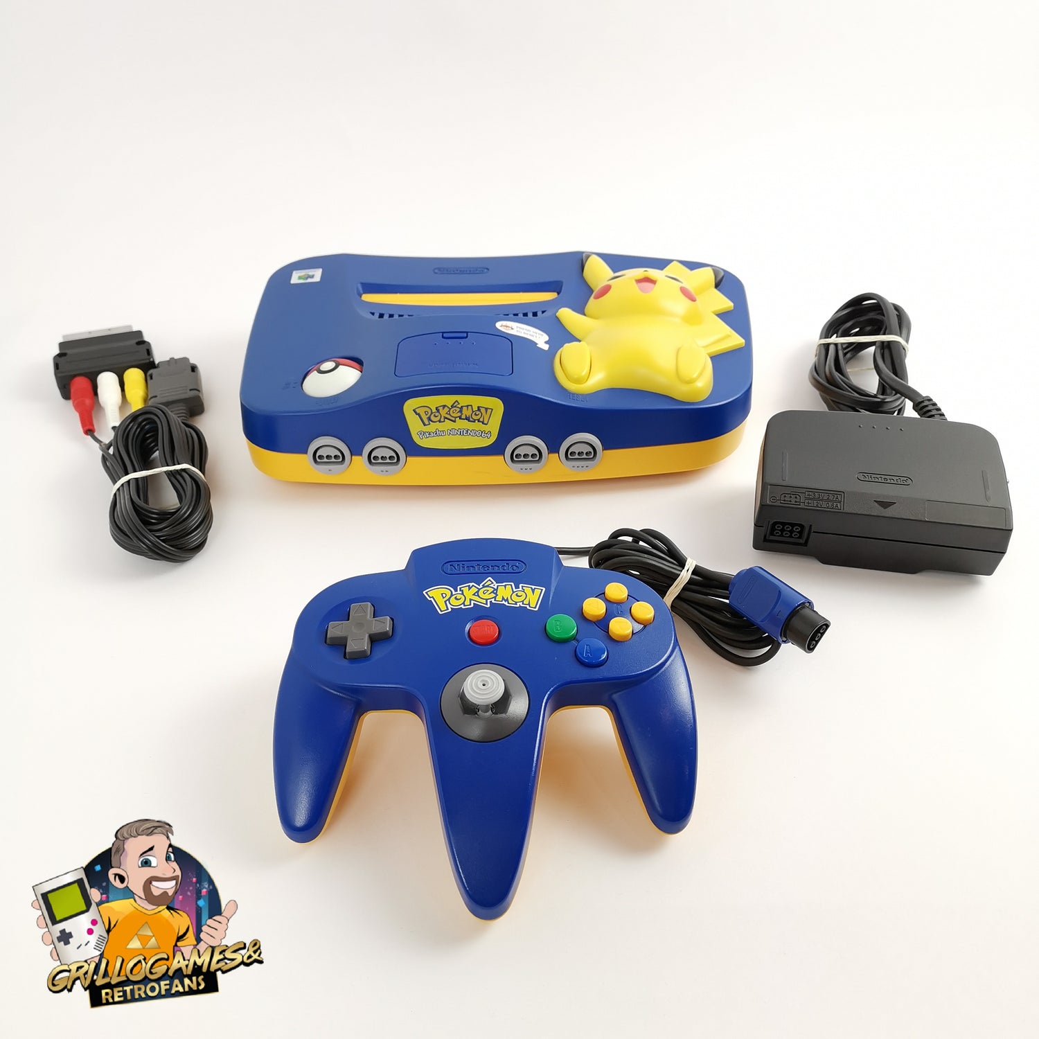 Nintendo 64 Console: Pokemon Pikachu Edition with Expansion Pack | N64 - PAL