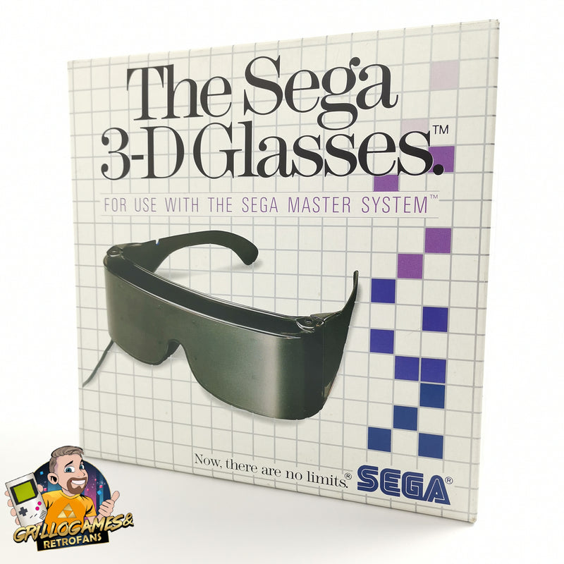 Sega Master System - The Sega 3-D Glasses | MasterSystem 3D - OVP PAL