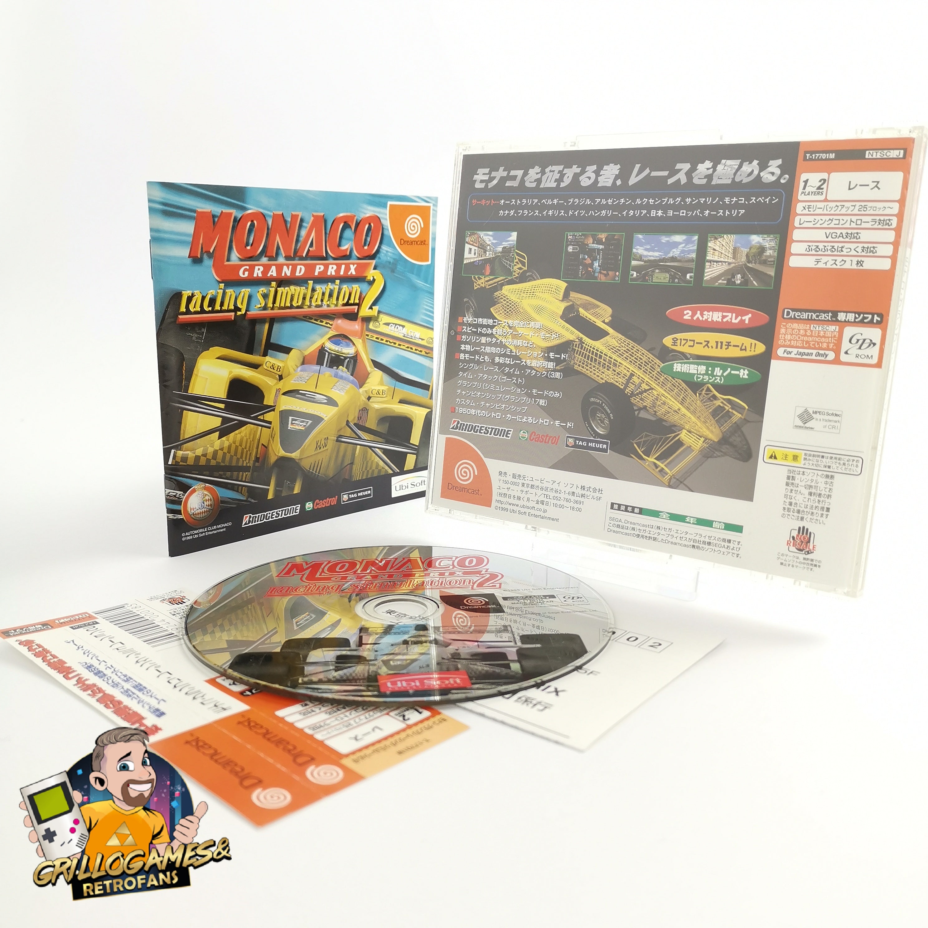 Sega Dreamcast Spiel : Monaco Grand Prix  | DC Dream Cast - OVP NTSC-J JAP
