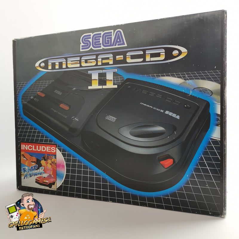Sega Mega-CD II Konsole in OVP | PAL Console - Mega CD Adapter for Mega Drive