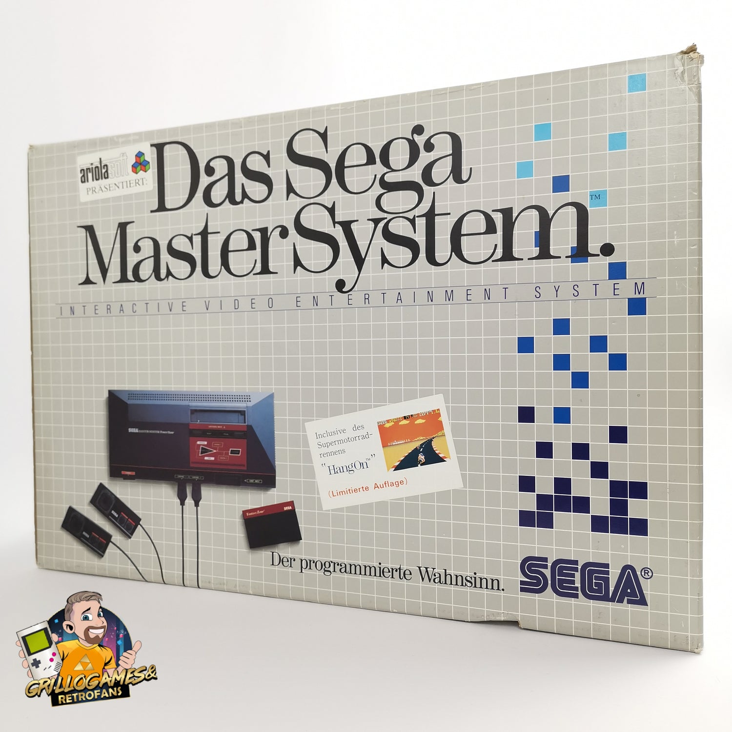 Sega Master System Console Power Base includes HangOn | PAL Console - original packaging