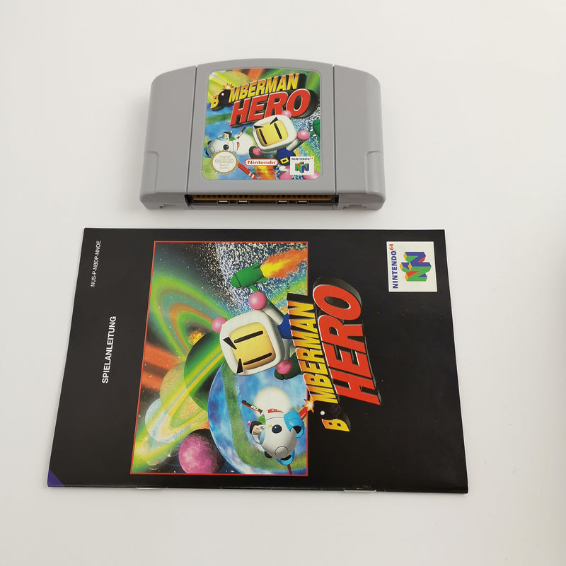 Nintendo 64 game "Bomberman Hero" N64 N 64 Bomber Man | Original packaging | PAL version