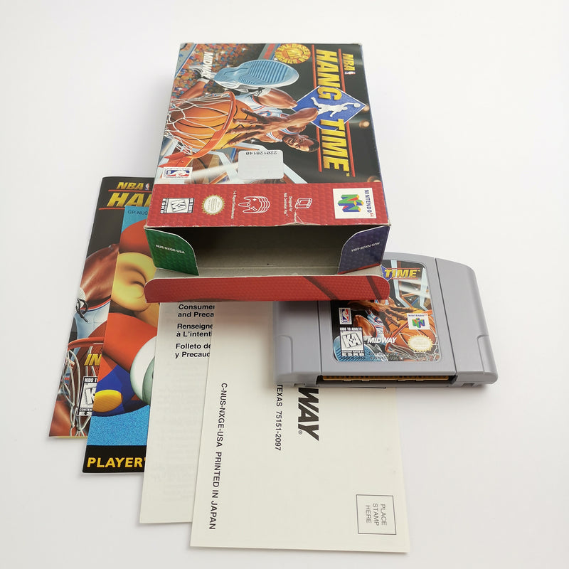 Nintendo 64 Spiel " NBA Hang Time " N64 N 64 Basketball | OVP |  NTSC-U/C USA