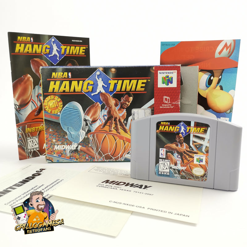Nintendo 64 Spiel " NBA Hang Time " N64 N 64 Basketball | OVP |  NTSC-U/C USA